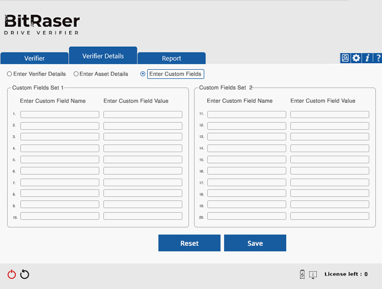 BitRaser Cloud Console download section with the BitRaser Drive Eraser cloud variant option highlighted