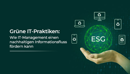 Bild, das verschiedene elektronische Geräte zeigt, die durch den Einsatz nachhaltiger IT-Praktiken erhalten werden