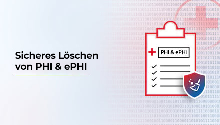 Klemmbrett, das die Checkliste über den Nutzen von PHI und ePHI zeigt