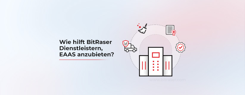 Wie BitRaser Dienstleistern dabei hilft, EaaS (Erasure-as-a-Service) anzubieten – mit Sicherheitssymbolen