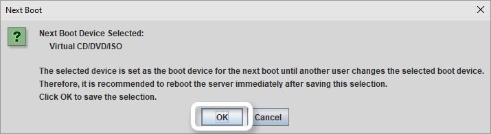 Next Boot Device Selected Windows Click OK