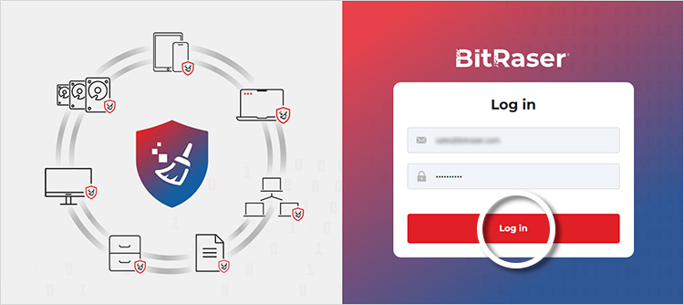 BitRaser ISO Customization Re-enter password screen