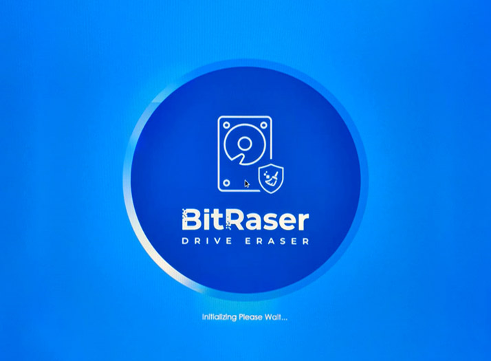 BitRaser Initialization Screen